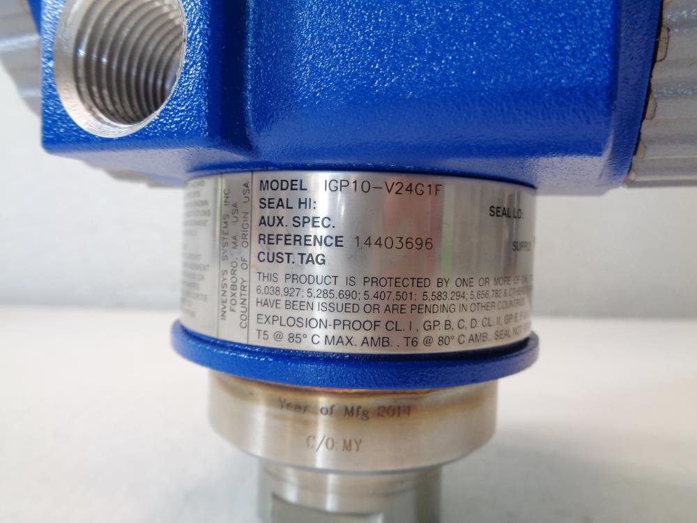 Foxboro Pressure Transmitter IGP10-V24G1F